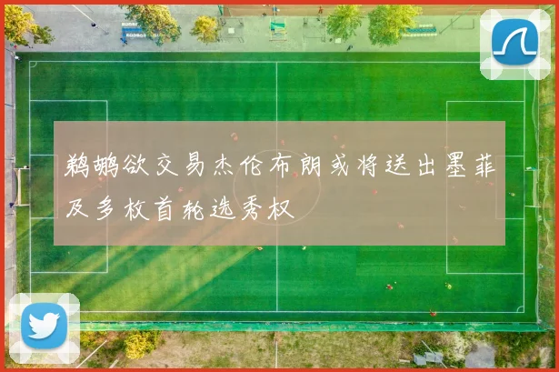 鹈鹕欲交易杰伦布朗或将送出墨菲及多枚首轮选秀权